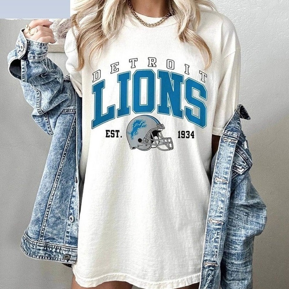 Detroit Lions Football Tshirt